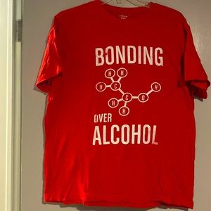 BONDING OVER ALCOHOL T-SHIRT